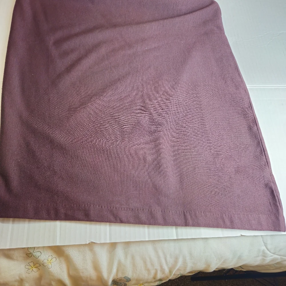 G.I.L.I. (Got It Love It) Women Wine Runched Slimming Dress Size 14 - Picture 10 of 12